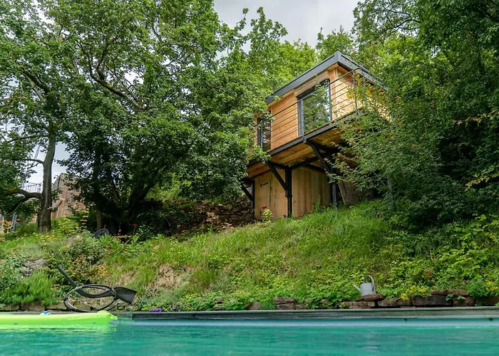Le Moonloft Insolite Tiny-House Dans Les Arbres & 1 Seance De Sauna Pour 2 Avec Vue Panoramique